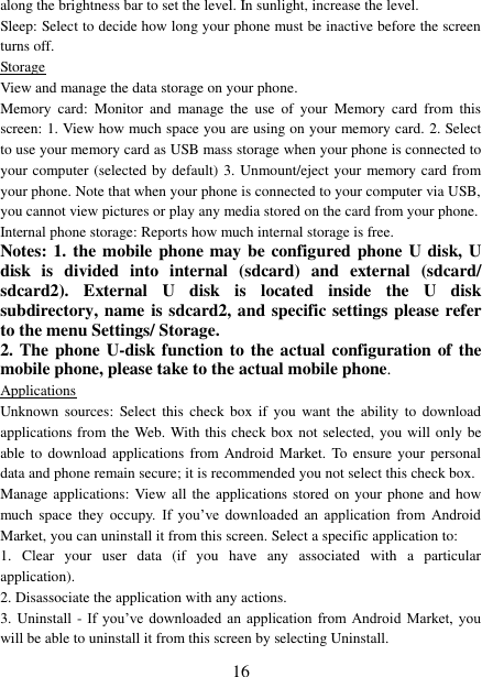 Page 16 of Collage Investments SHOW Mobile phone User Manual R1 0 Kila UG