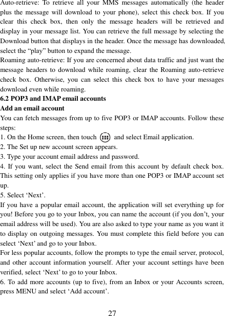 Page 27 of Collage Investments SHOW Mobile phone User Manual R1 0 Kila UG