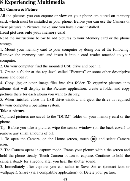Page 33 of Collage Investments SHOW Mobile phone User Manual R1 0 Kila UG