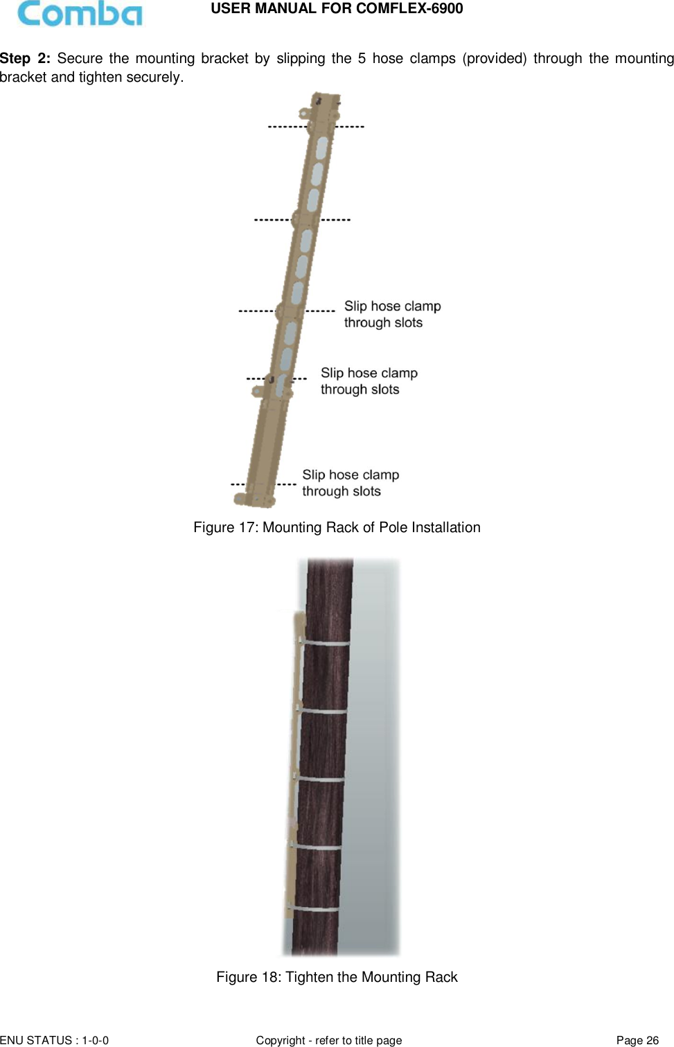 Page 26 of Comba Telecom Network Systems COMFLEX-6900 ComFlex Series Distributed Antenna System User Manual 