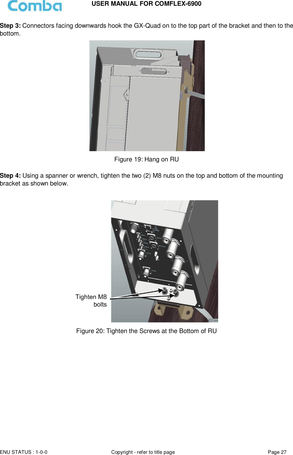 Page 27 of Comba Telecom Network Systems COMFLEX-6900 ComFlex Series Distributed Antenna System User Manual 