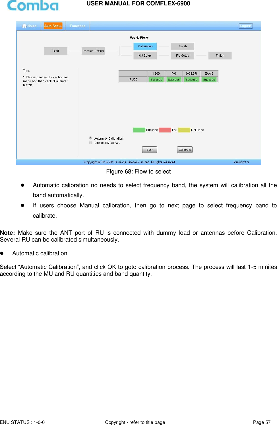 Page 57 of Comba Telecom Network Systems COMFLEX-6900 ComFlex Series Distributed Antenna System User Manual 