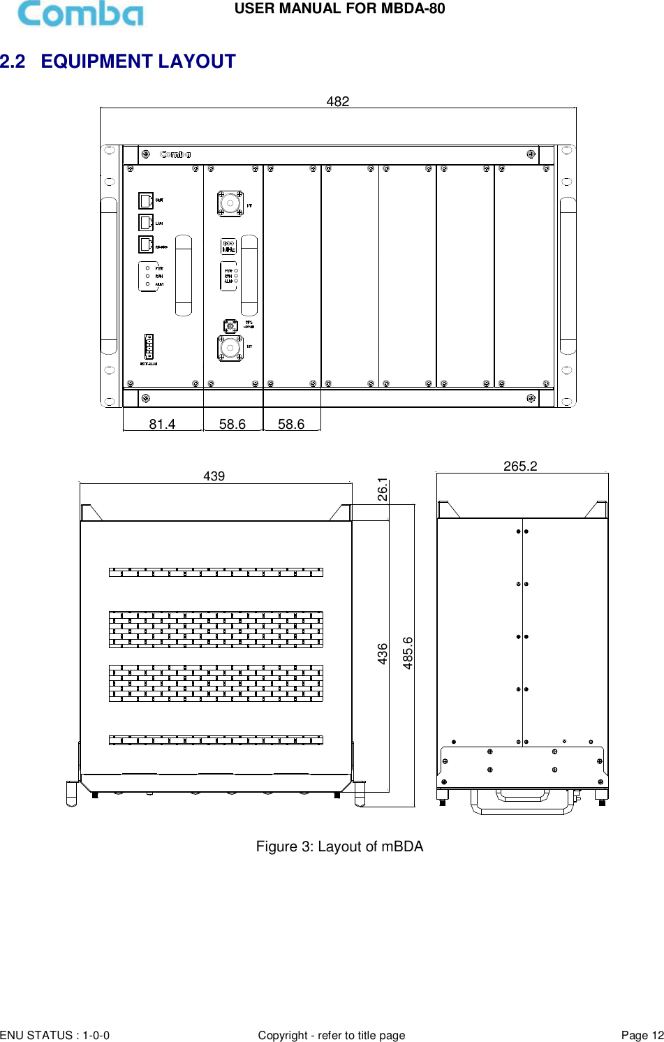 Page 12 of Comba Telecom Network Systems MBDA-80 mBDA Band Seletive Repeater User Manual 