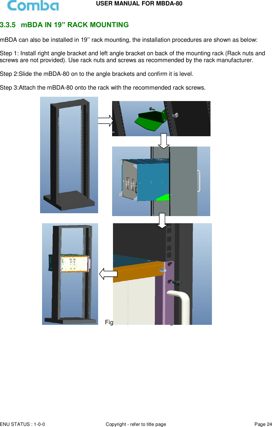 Page 24 of Comba Telecom MBDA-80 mBDA Band Seletive Repeater User Manual 