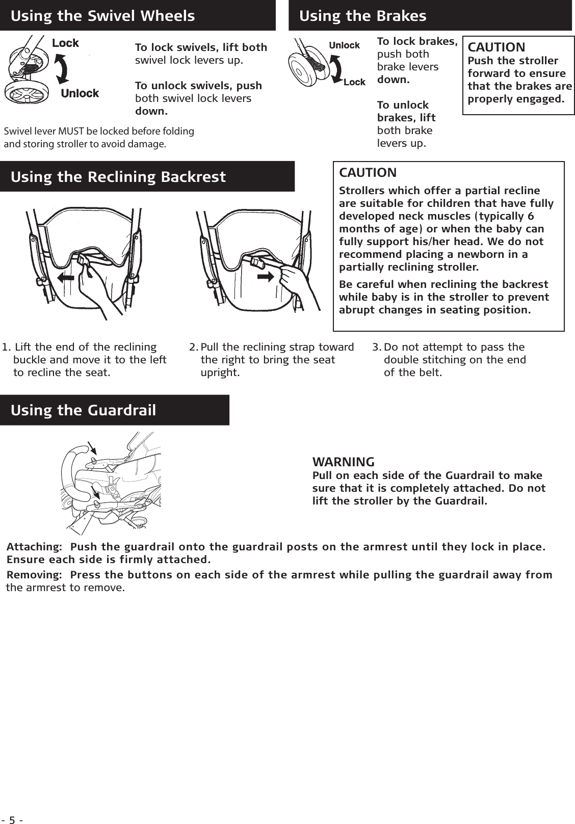 Page 5 of 10 - Combi Combi-Flare--2465-Owner-S-Manual Flare 2010_Rev1_060809