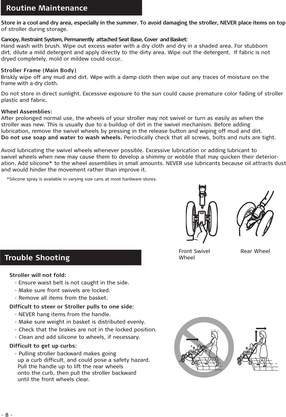 Page 8 of 10 - Combi Combi-Flare--2465-Owner-S-Manual Flare 2010_Rev1_060809