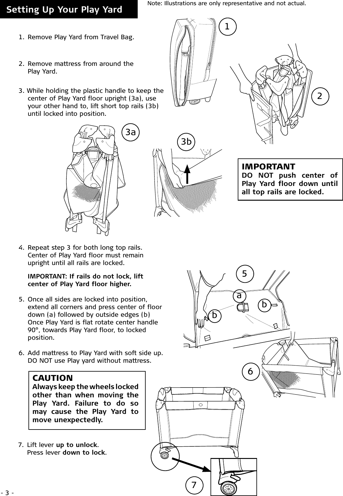 Page 3 of 12 - Combi Combi-Play-Yard--9400-Owner-S-Manual 9400_PlayYard_IM