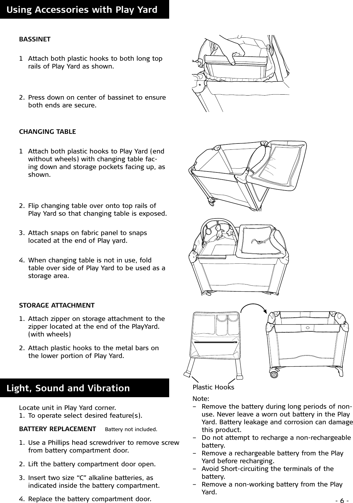 Page 6 of 12 - Combi Combi-Play-Yard--9400-Owner-S-Manual 9400_PlayYard_IM