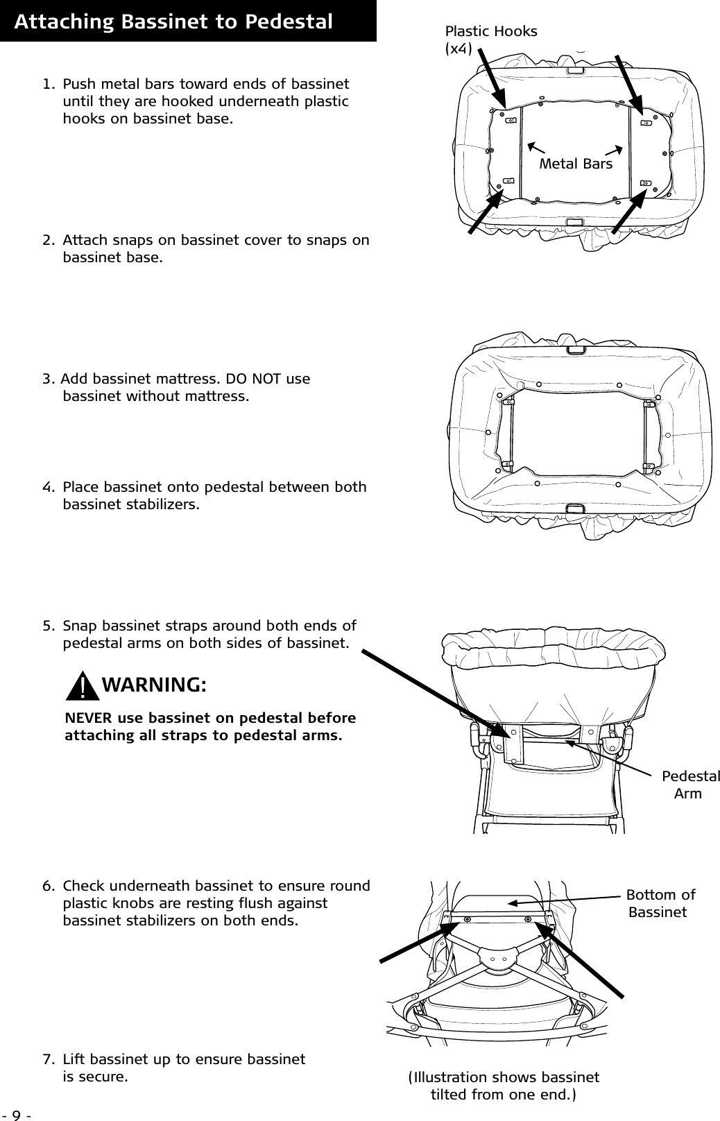 Page 9 of 12 - Combi Combi-Play-Yard--9400-Owner-S-Manual 9400_PlayYard_IM