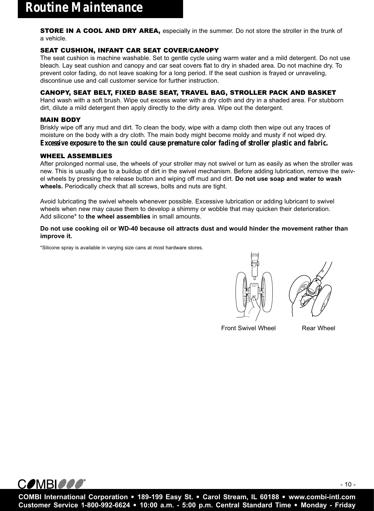 Page 10 of 12 - Combi Combi-Ultra-Savvy-Pm--2900-Owner-S-Manual 2900_Ultra S