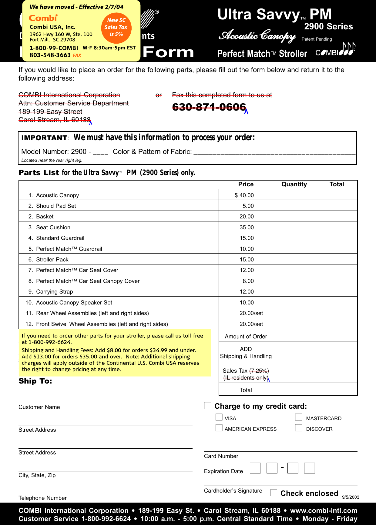 Page 12 of 12 - Combi Combi-Ultra-Savvy-Pm--2900-Owner-S-Manual 2900_Ultra S
