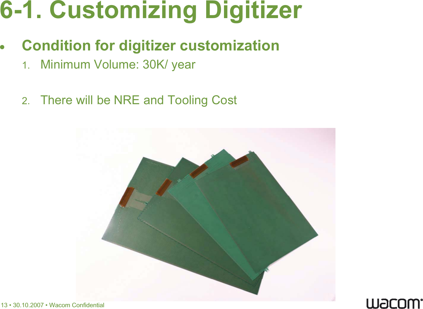 6-1. Customizing DigitizerxCondition for digitizer customization   