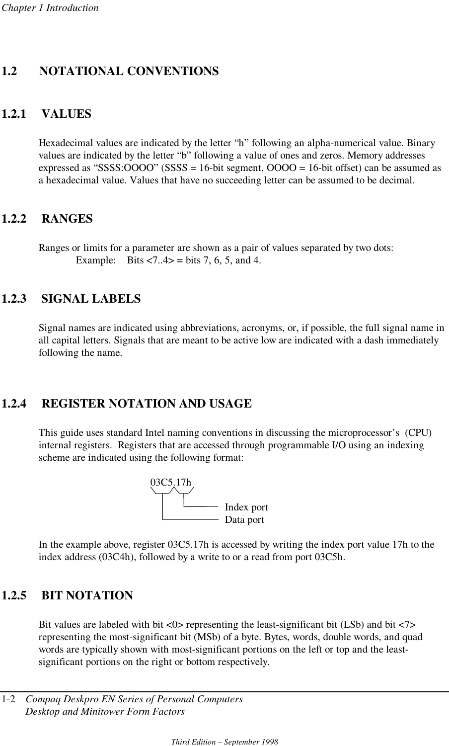 Compaq Deskpro En Series Users Manual Technical Reference Guide