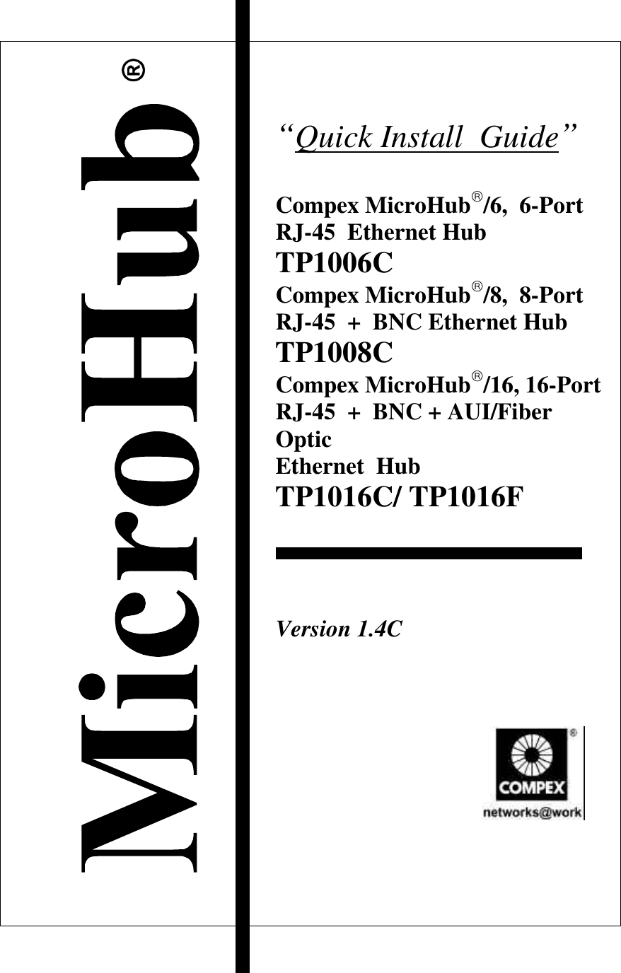Compex Systems Tp1006C Users Manual 1 frontcover