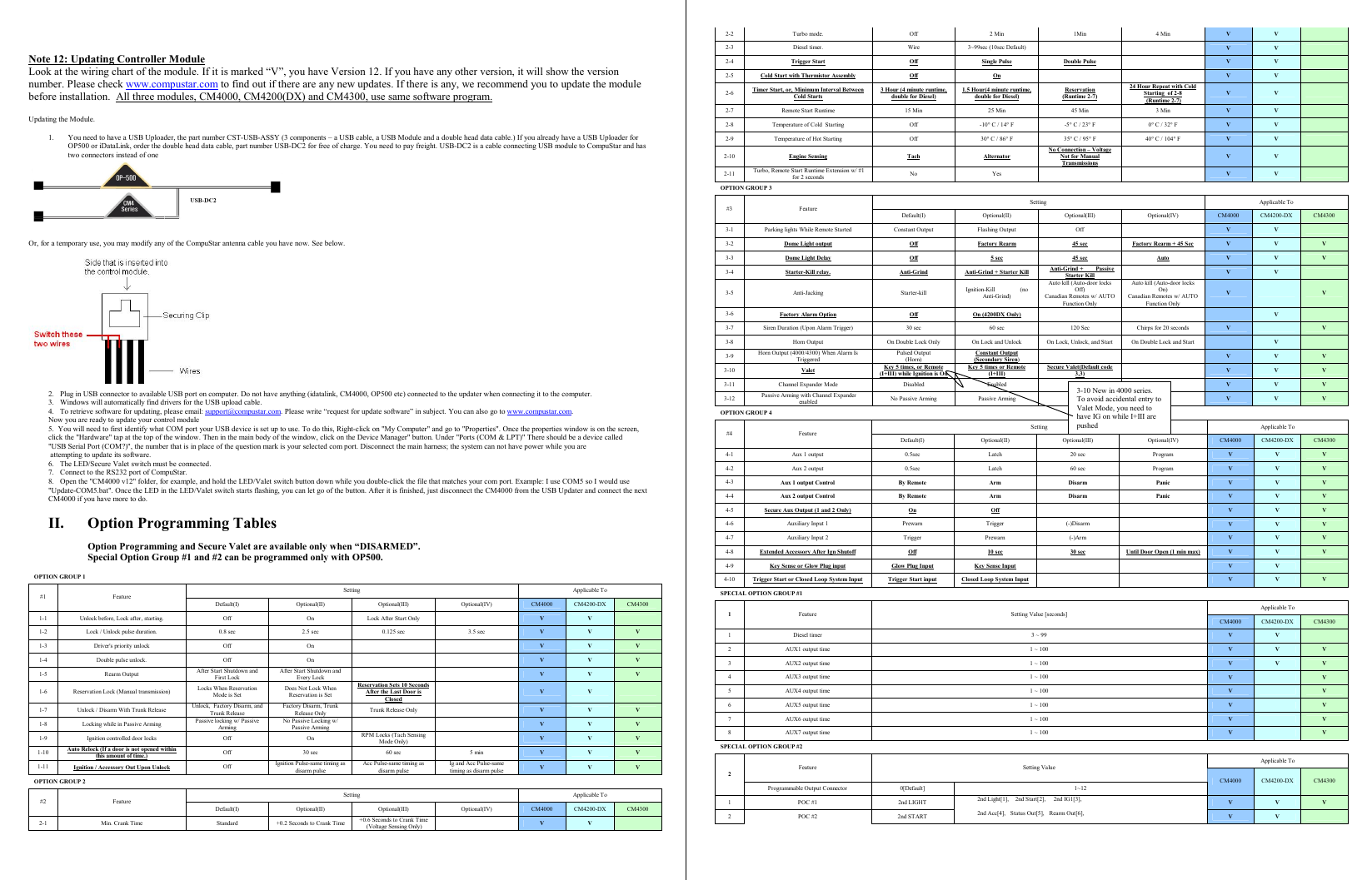 Page 2 of 4 - Compustar Compustar-Cm4200Dx-Users-Manual- CM4200DXDX_v12  Compustar-cm4200dx-users-manual
