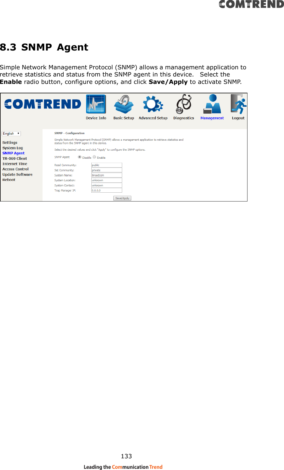 Page 64 of Comtrend VR3063U Home Gateway User Manual CT 5374