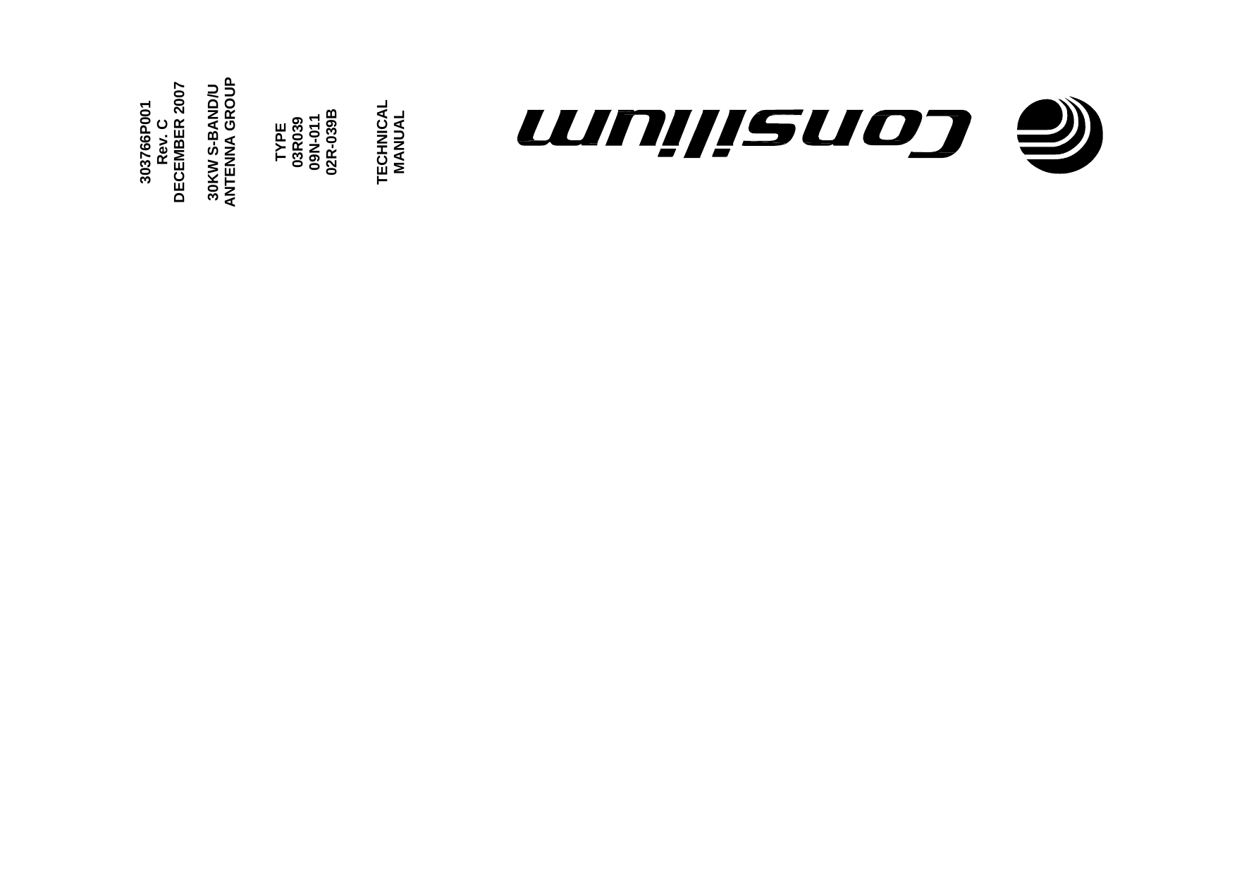 Consilium Marine US 0009N011 30K WATT S BAND MARINE RADAR User Manual 303766P001 Rev C