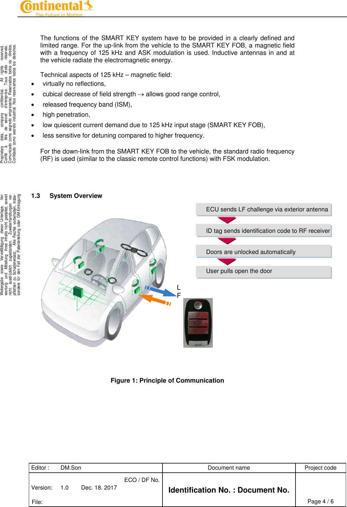Page 4 of Continental Automotive Systems QEFGE04 Smart Key Fob User Manual 