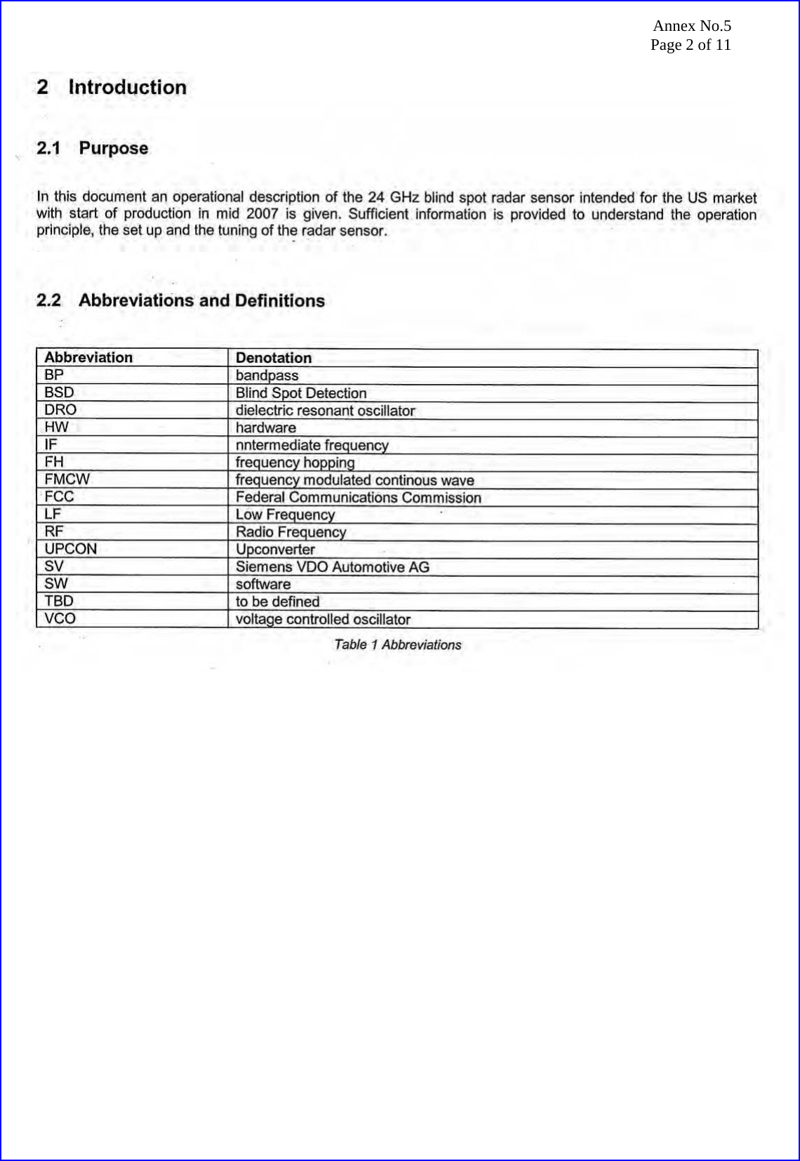 Annex No.5 Page 2 of 11  