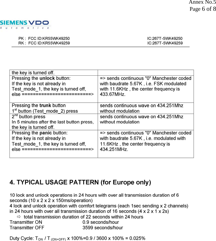 Annex No.5 Page 6 of 8 