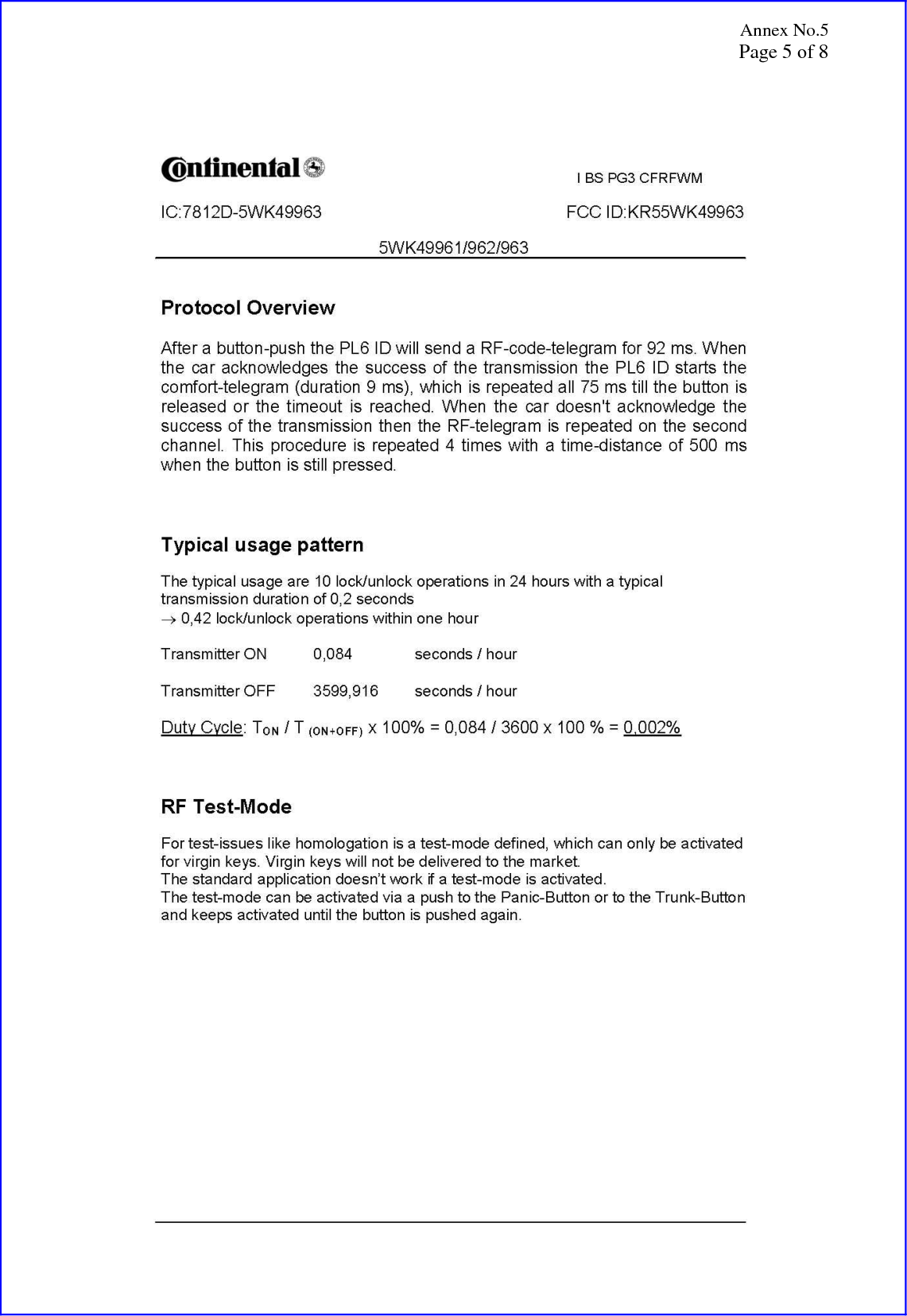 Annex No.5 Page 5 of 8   