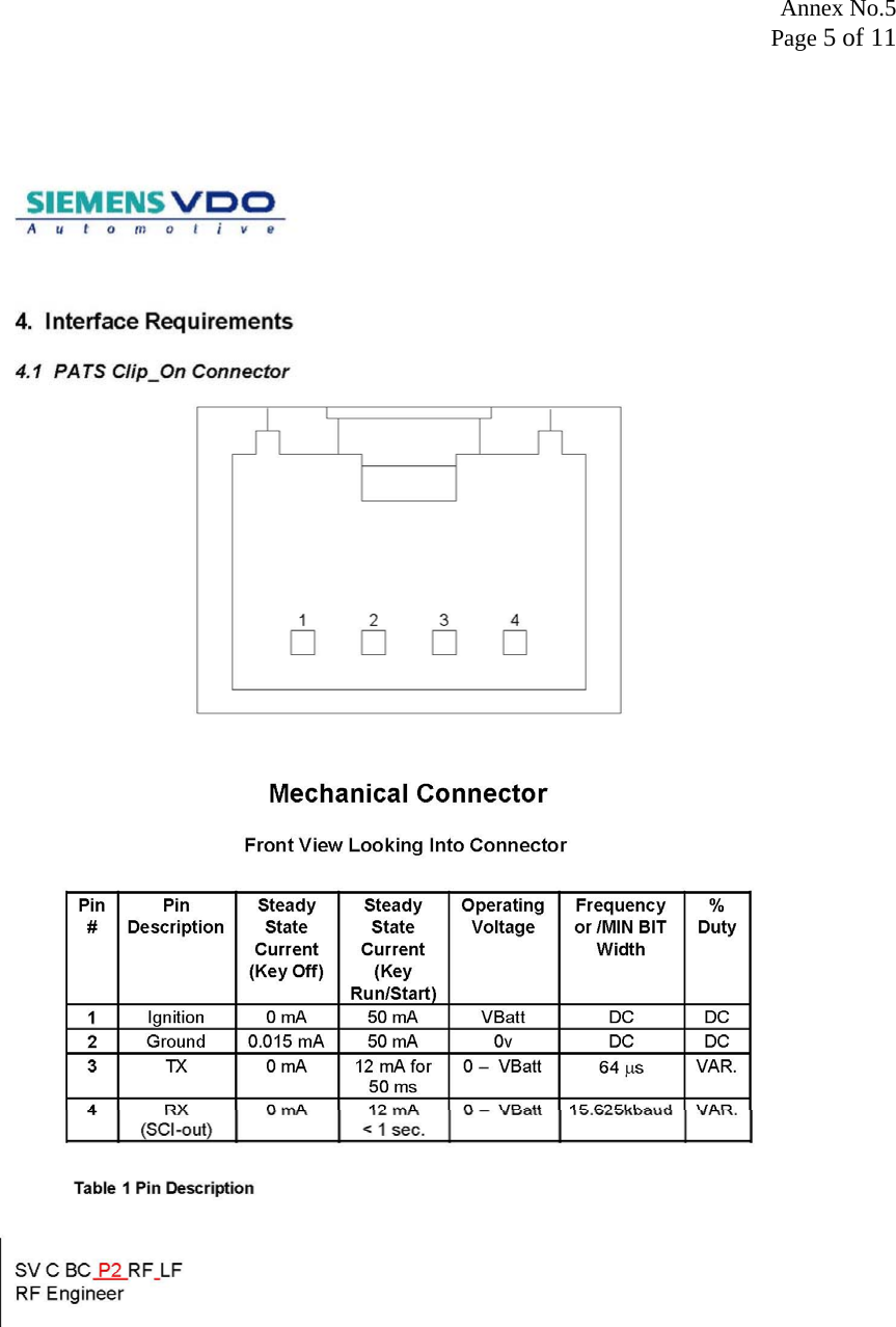 Annex No.5 Page 5 of 11 