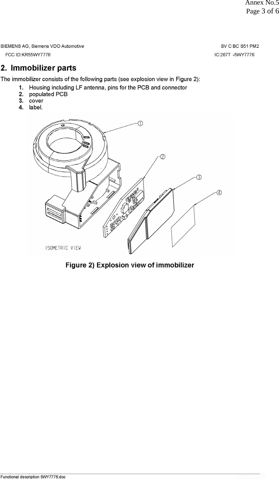 Annex No.5 Page 3 of 6 