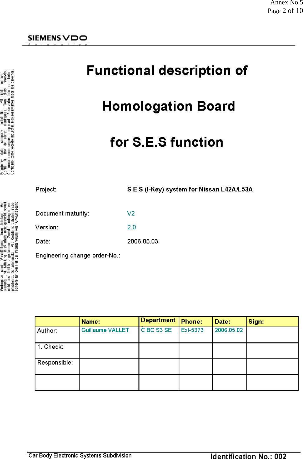 Annex No.5 Page 2 of 10 