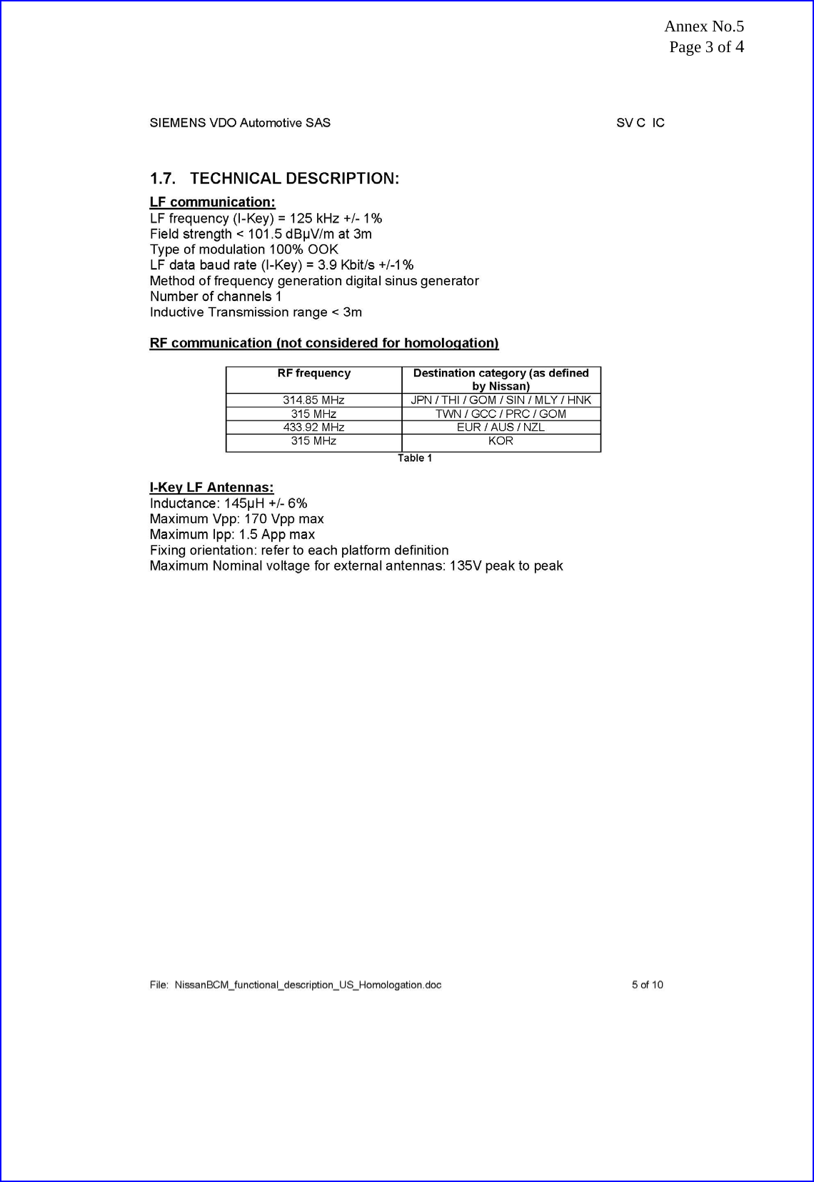 Annex No.5 Page 3 of 4  