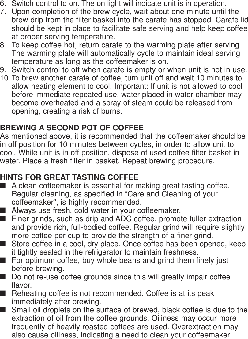 Page 3 of 7 - Continental-Electric Continental-Electric-Cafetera-Automtica-Ce23609-Users-Manual-  Continental-electric-cafetera-automtica-ce23609-users-manual