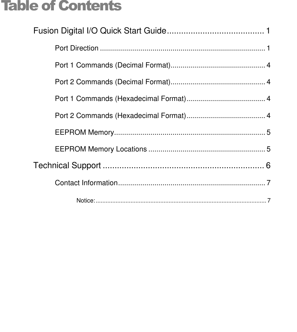 Page 3 of 10 - NCD Essential Quick Start Guide For Fusion Series Controllers  Digital IO