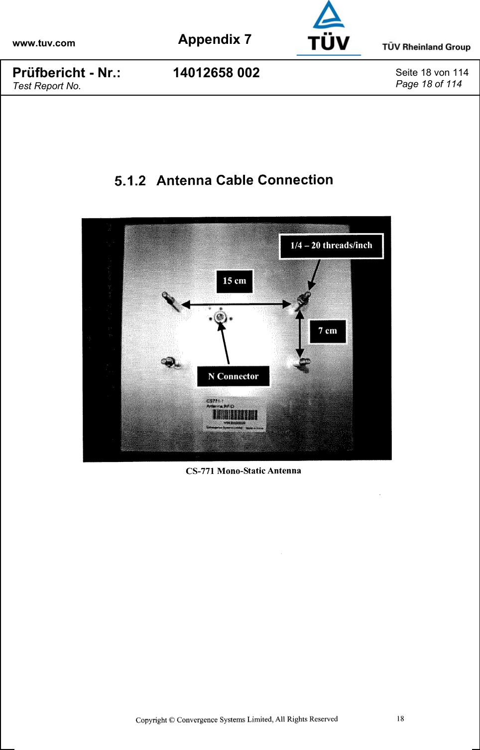 www.tuv.com Appendix 7 Prüfbericht - Nr.: Test Report No. 14012658 002  Seite 18 von 114 Page 18 of 114   