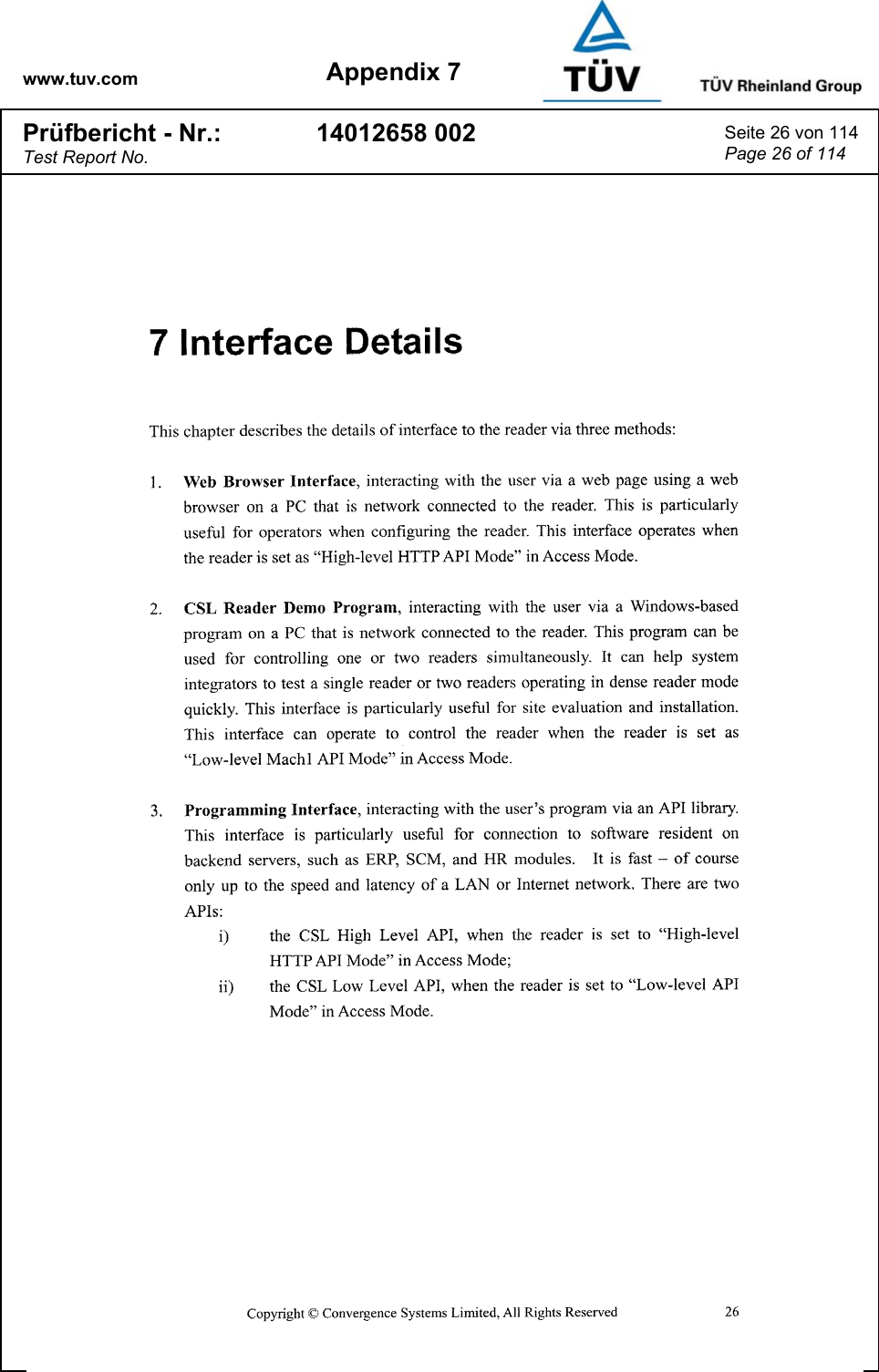 www.tuv.com Appendix 7 Prüfbericht - Nr.: Test Report No. 14012658 002  Seite 26 von 114 Page 26 of 114   