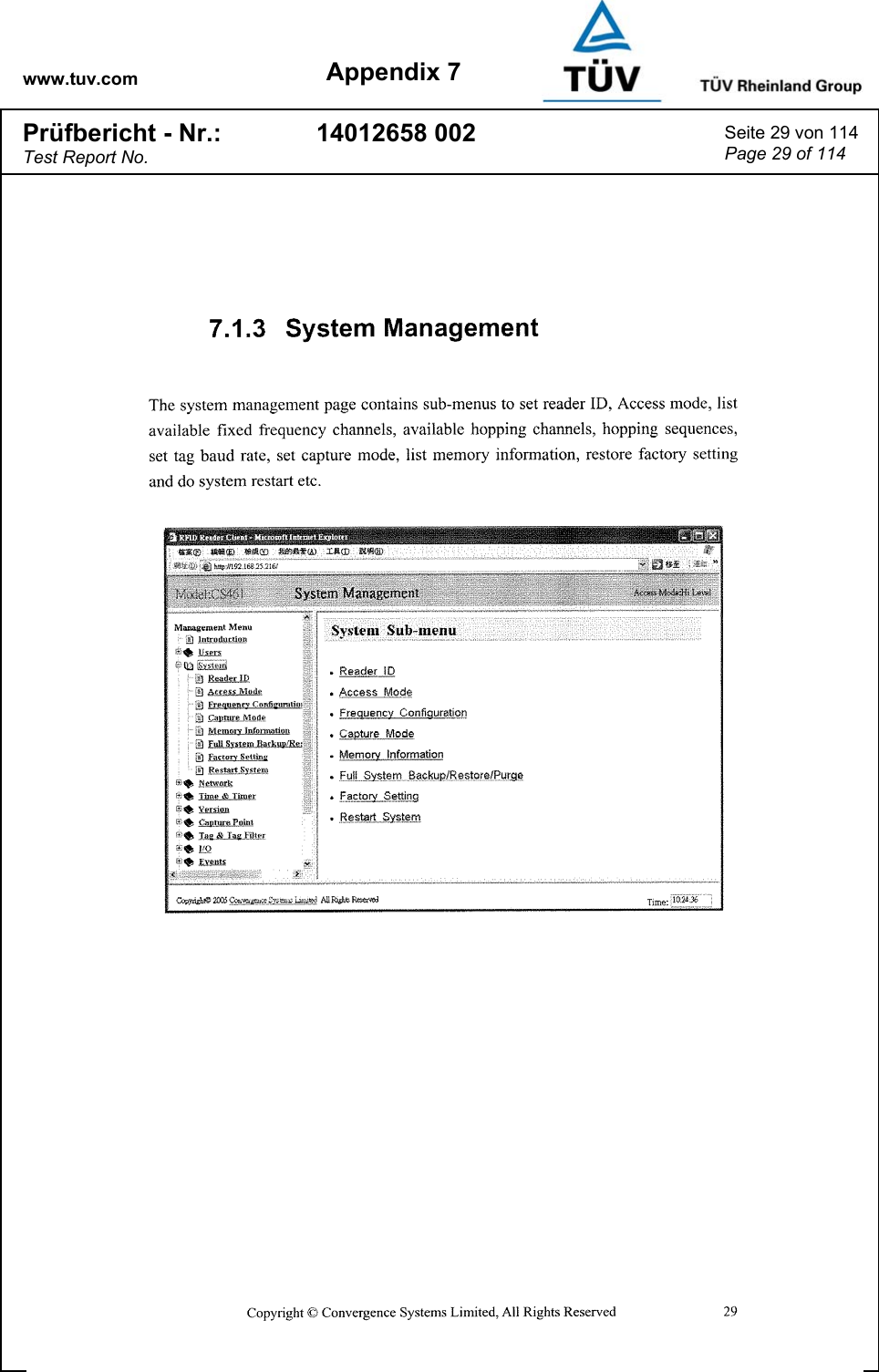 www.tuv.com Appendix 7 Prüfbericht - Nr.: Test Report No. 14012658 002  Seite 29 von 114 Page 29 of 114   