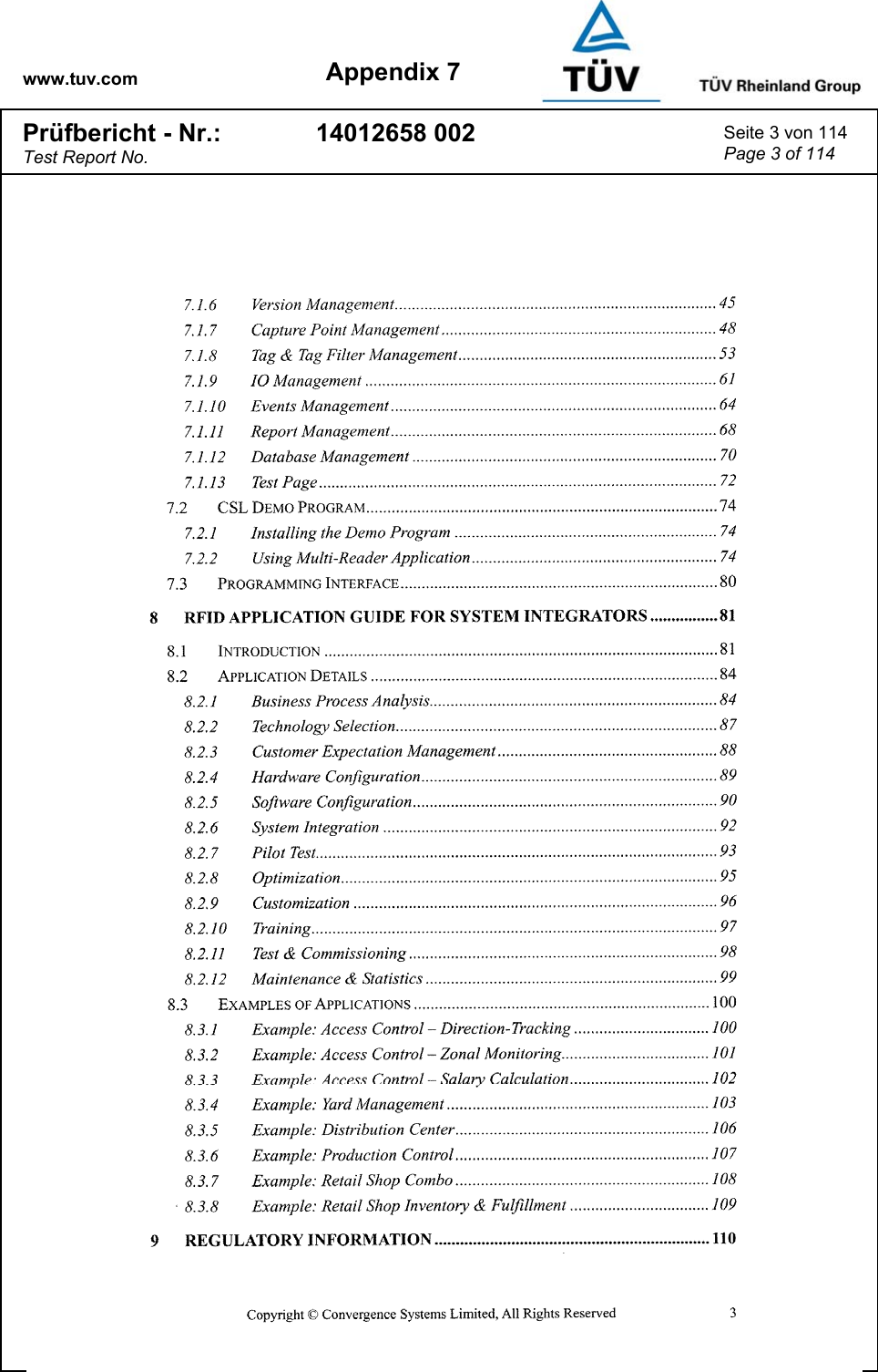 www.tuv.com Appendix 7 Prüfbericht - Nr.: Test Report No. 14012658 002  Seite 3 von 114 Page 3 of 114   