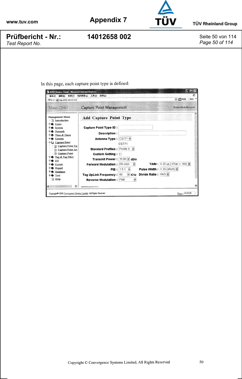 www.tuv.com Appendix 7 Prüfbericht - Nr.: Test Report No. 14012658 002  Seite 50 von 114 Page 50 of 114   