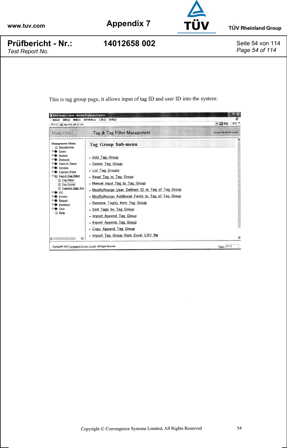 www.tuv.com Appendix 7 Prüfbericht - Nr.: Test Report No. 14012658 002  Seite 54 von 114 Page 54 of 114   