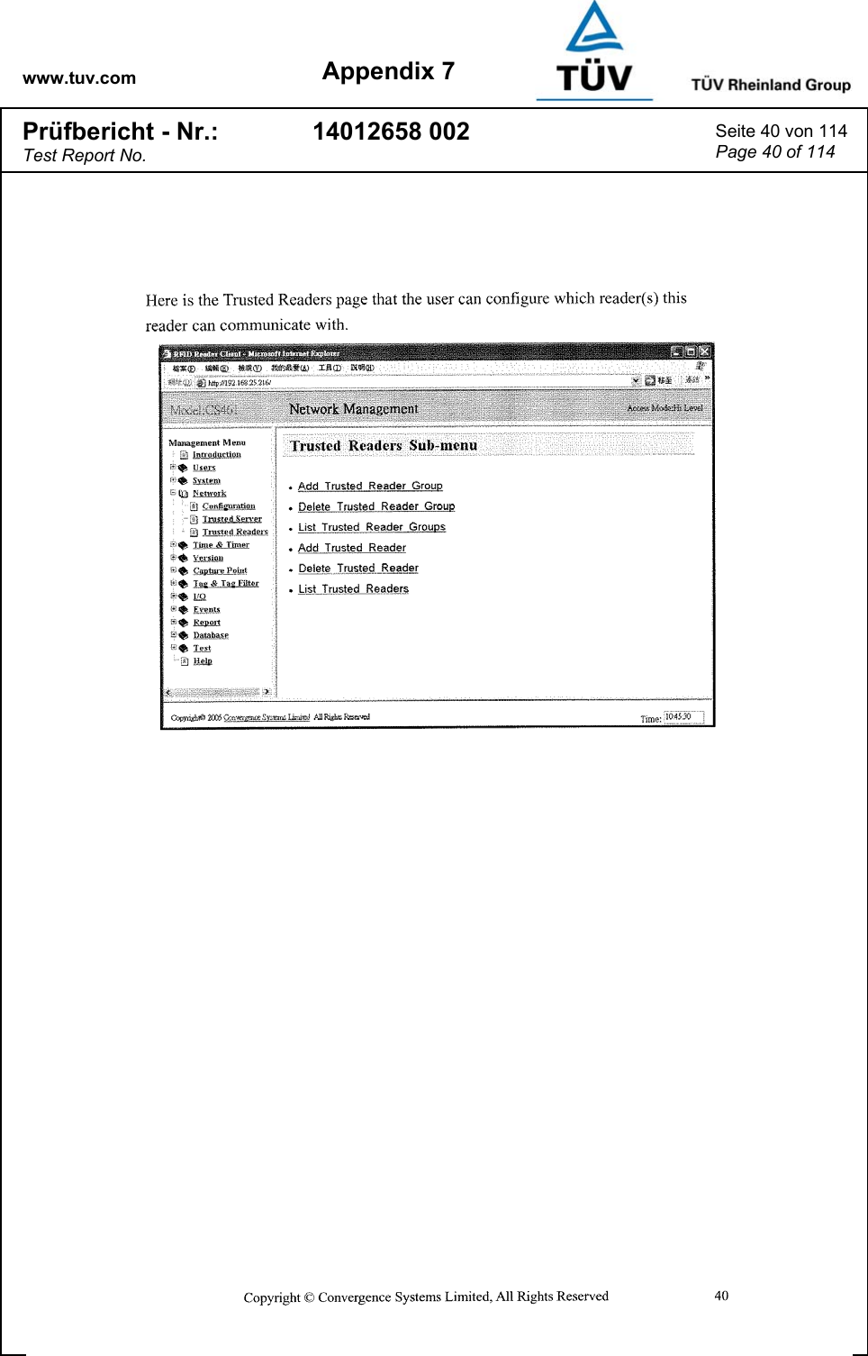 www.tuv.com Appendix 7 Prüfbericht - Nr.: Test Report No. 14012658 002  Seite 40 von 114 Page 40 of 114   