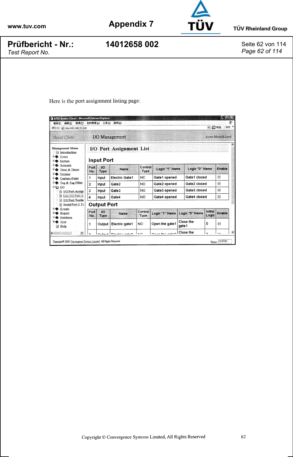 www.tuv.com Appendix 7 Prüfbericht - Nr.: Test Report No. 14012658 002  Seite 62 von 114 Page 62 of 114   