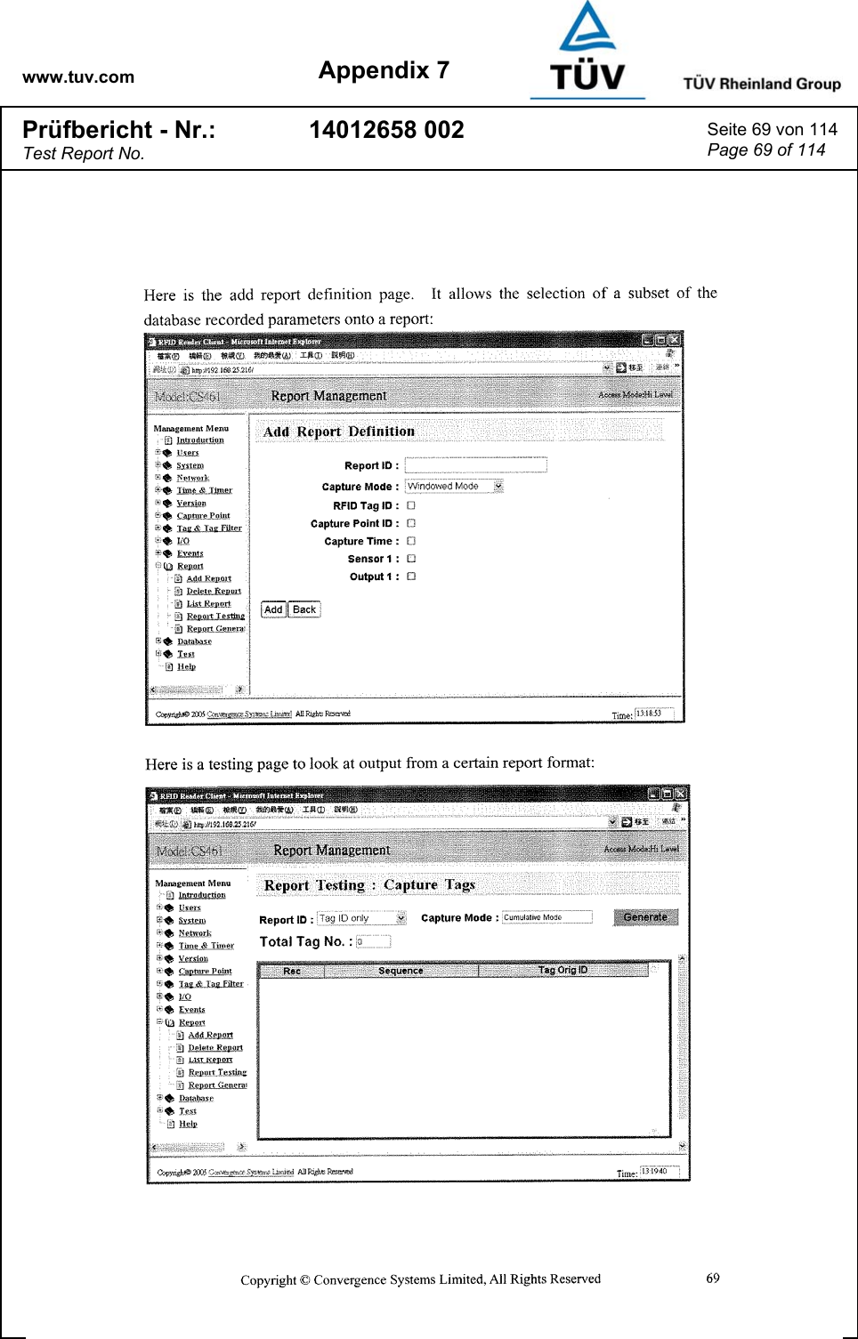 www.tuv.com Appendix 7 Prüfbericht - Nr.: Test Report No. 14012658 002  Seite 69 von 114 Page 69 of 114   