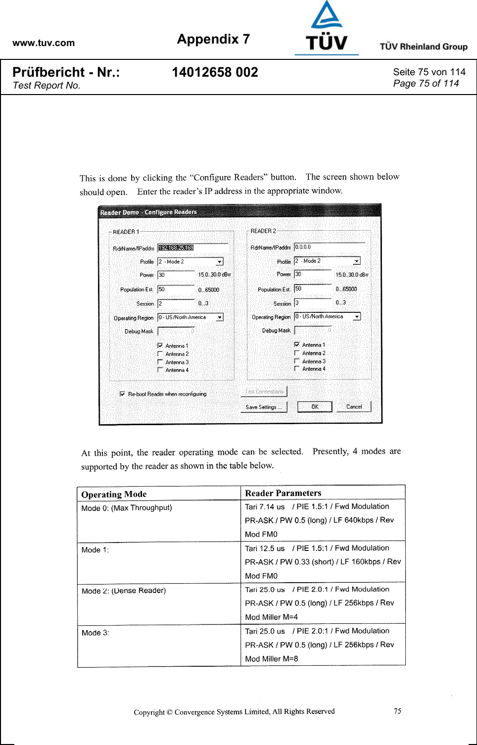 www.tuv.com Appendix 7 Prüfbericht - Nr.: Test Report No. 14012658 002  Seite 75 von 114 Page 75 of 114   