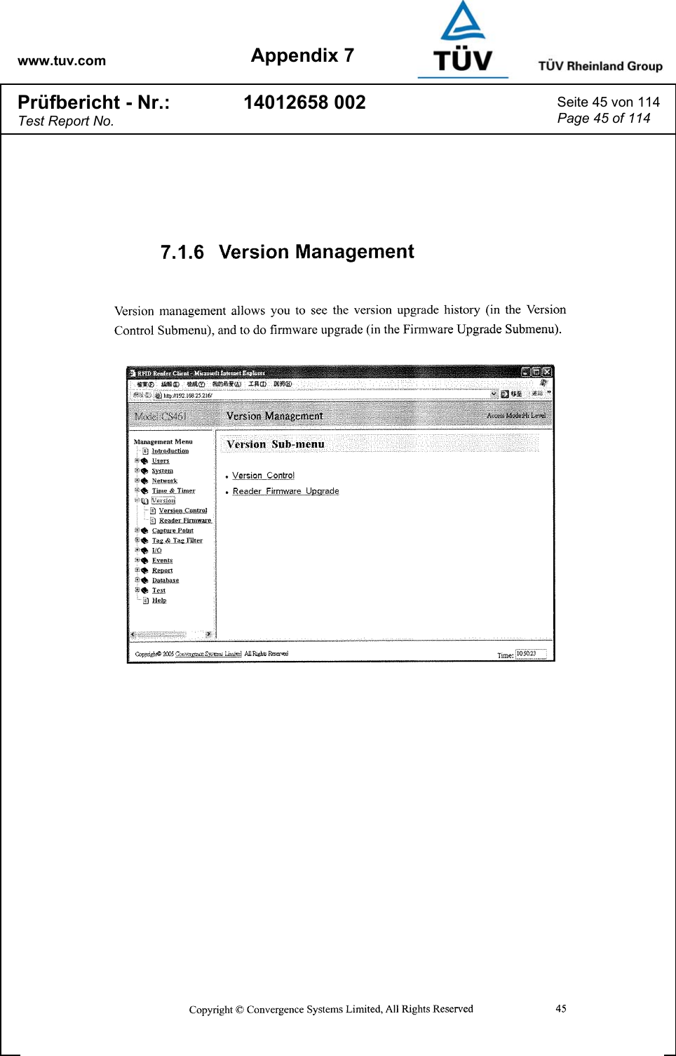 www.tuv.com Appendix 7 Prüfbericht - Nr.: Test Report No. 14012658 002  Seite 45 von 114 Page 45 of 114   