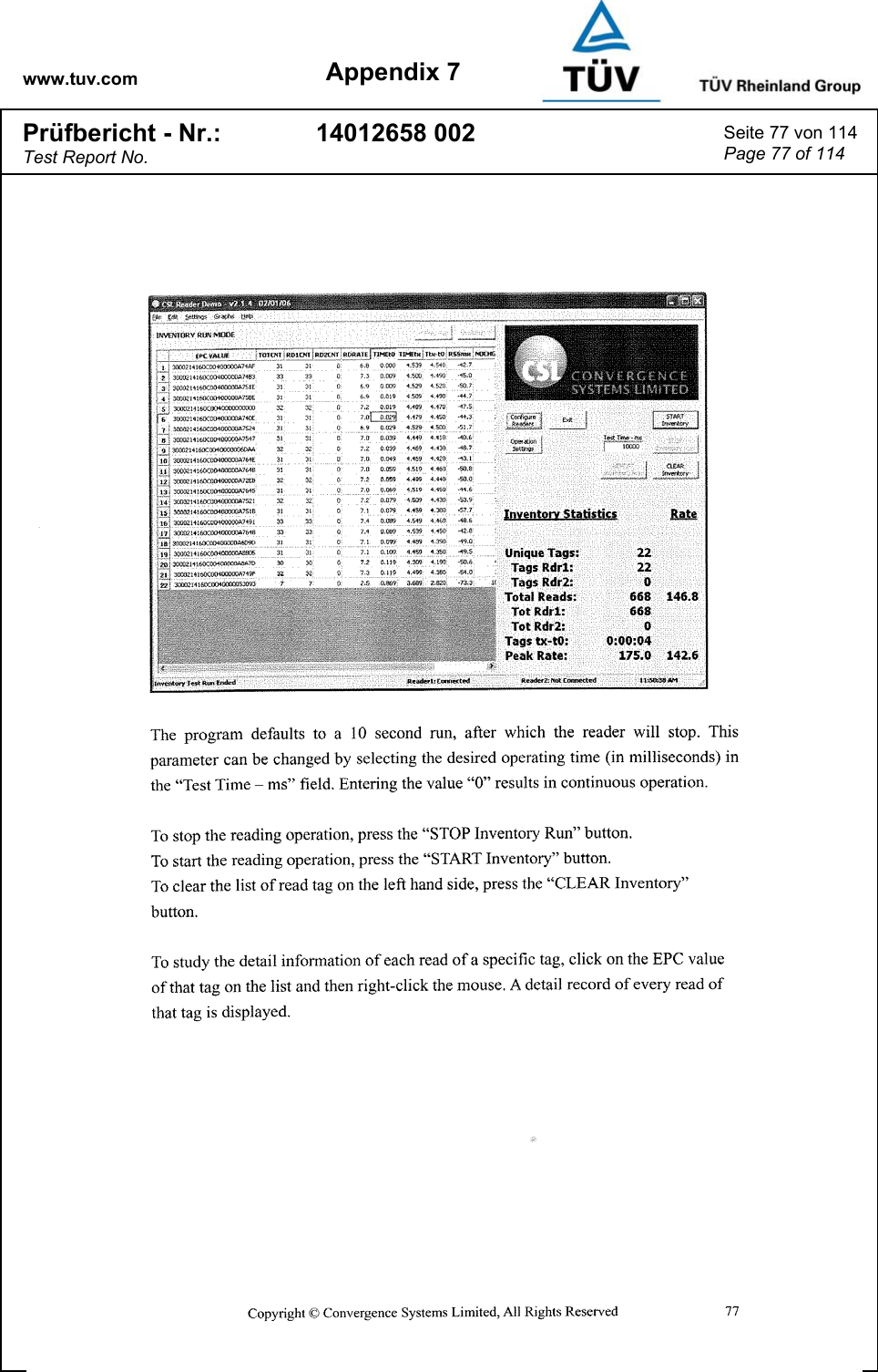 www.tuv.com Appendix 7 Prüfbericht - Nr.: Test Report No. 14012658 002  Seite 77 von 114 Page 77 of 114   