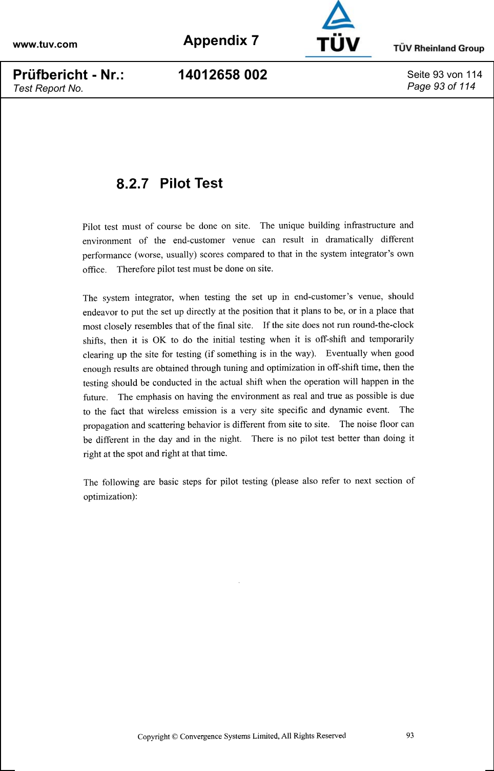 www.tuv.com Appendix 7 Prüfbericht - Nr.: Test Report No. 14012658 002  Seite 93 von 114 Page 93 of 114   