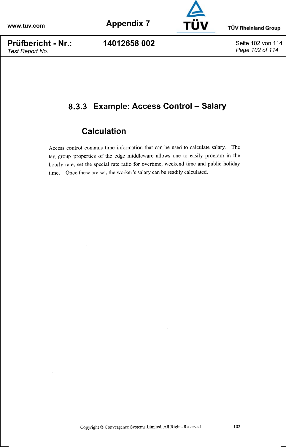 www.tuv.com Appendix 7 Prüfbericht - Nr.: Test Report No. 14012658 002  Seite 102 von 114 Page 102 of 114   