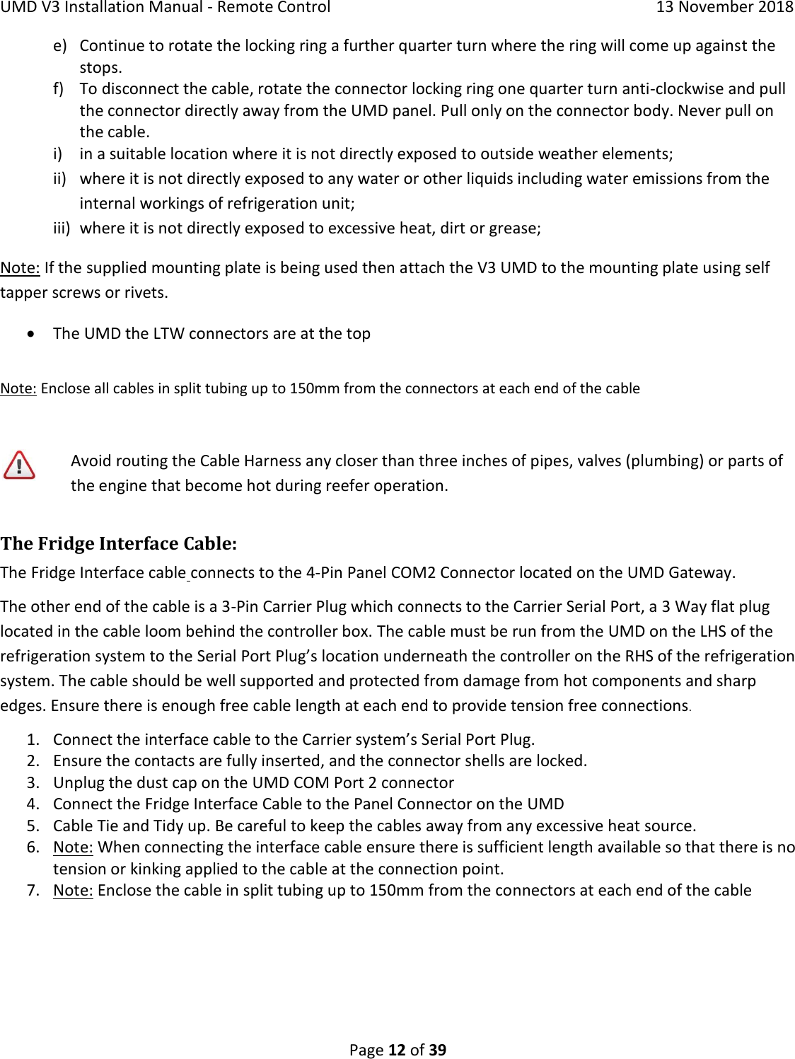 Page 12 of Cooltrax Asia Pacific UMD3-LTE1 COOLTRAX WIRELESS GATEWAY User Manual 