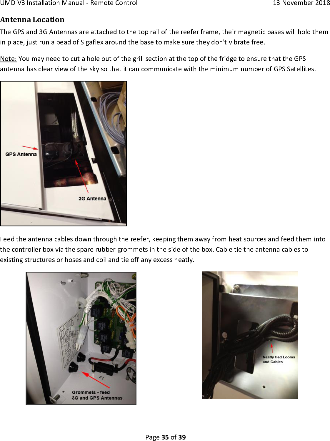 Page 35 of Cooltrax Asia Pacific UMD3-LTE1 COOLTRAX WIRELESS GATEWAY User Manual 