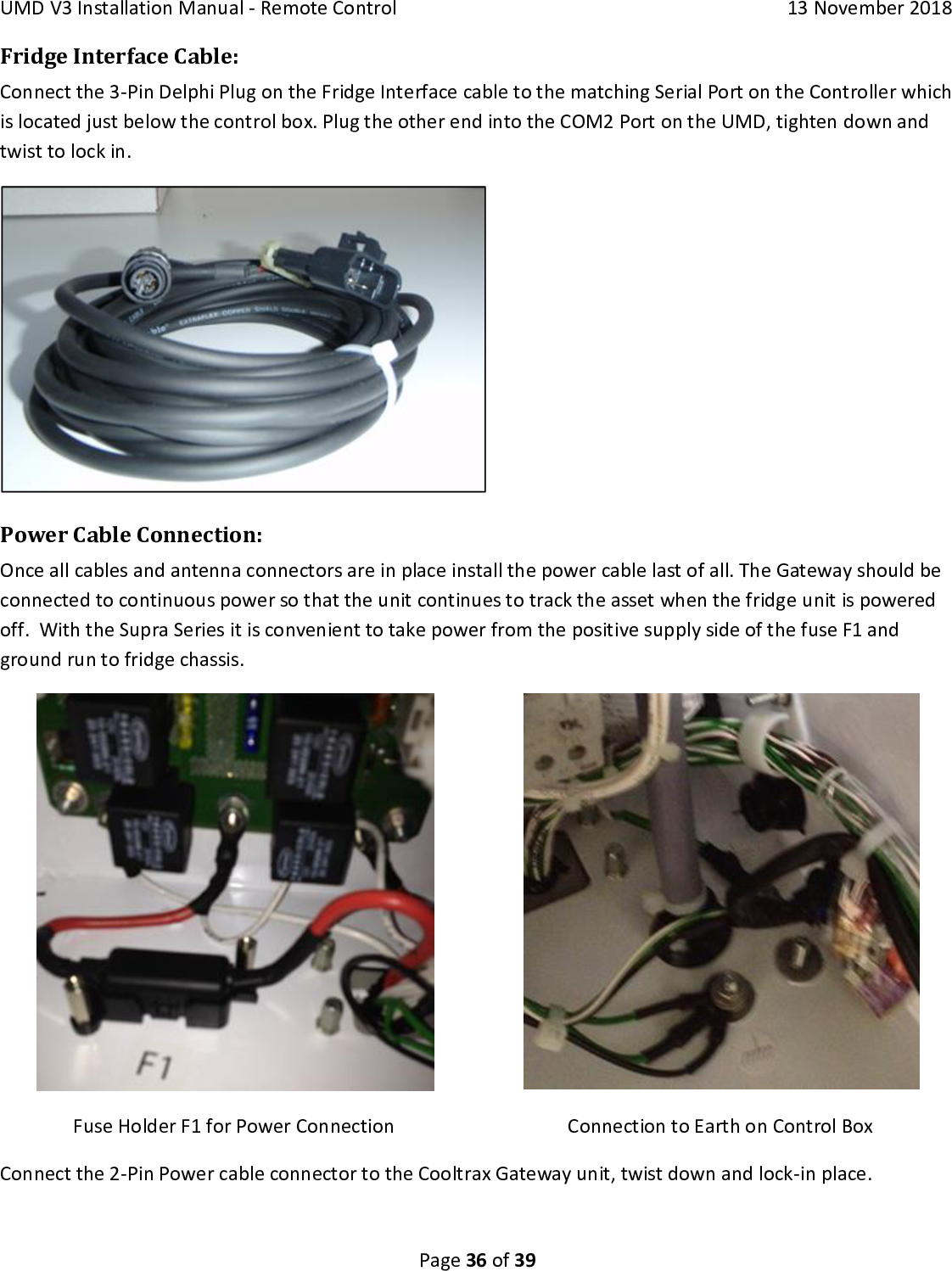 Page 36 of Cooltrax Asia Pacific UMD3-LTE1 COOLTRAX WIRELESS GATEWAY User Manual 