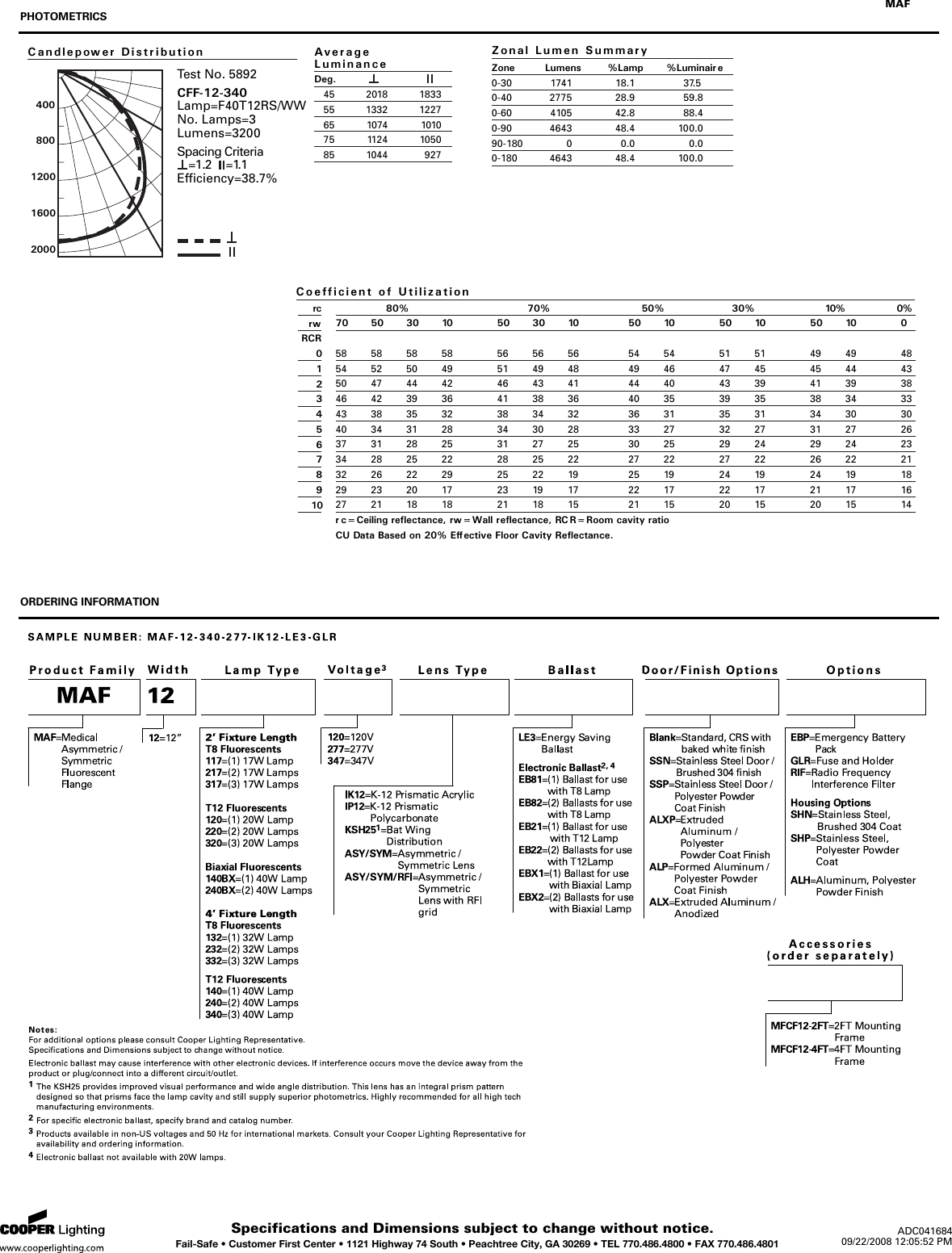 Page 2 of 2 - Cooper-Lighting Cooper-Lighting-Beta-50-Users-Manual- AnnotateLumiere  Cooper-lighting-beta-50-users-manual