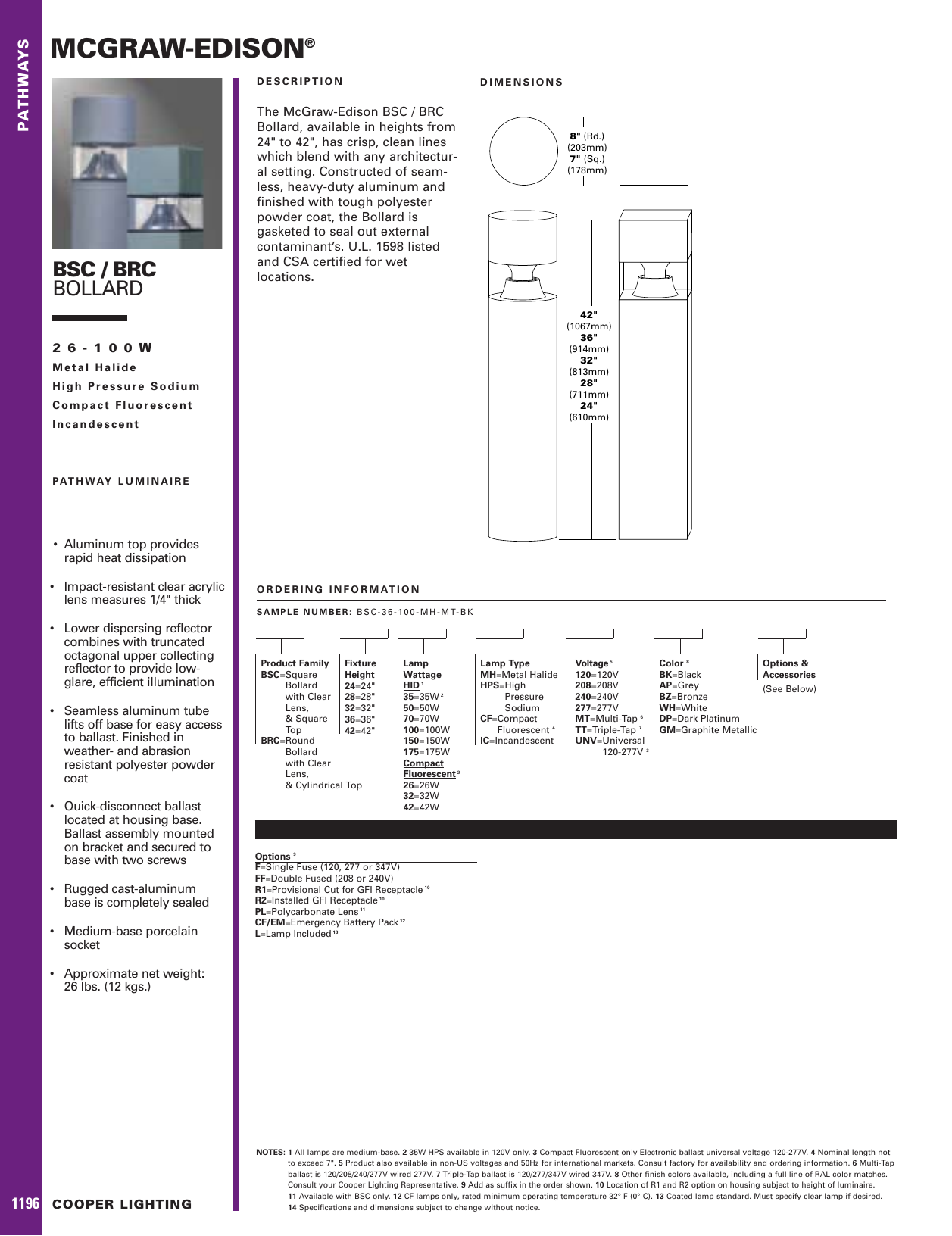 Page 1 of 1 - Cooper-Lighting Cooper-Lighting-Mcgraw-Edison-Brc-Users-Manual-  Cooper-lighting-mcgraw-edison-brc-users-manual